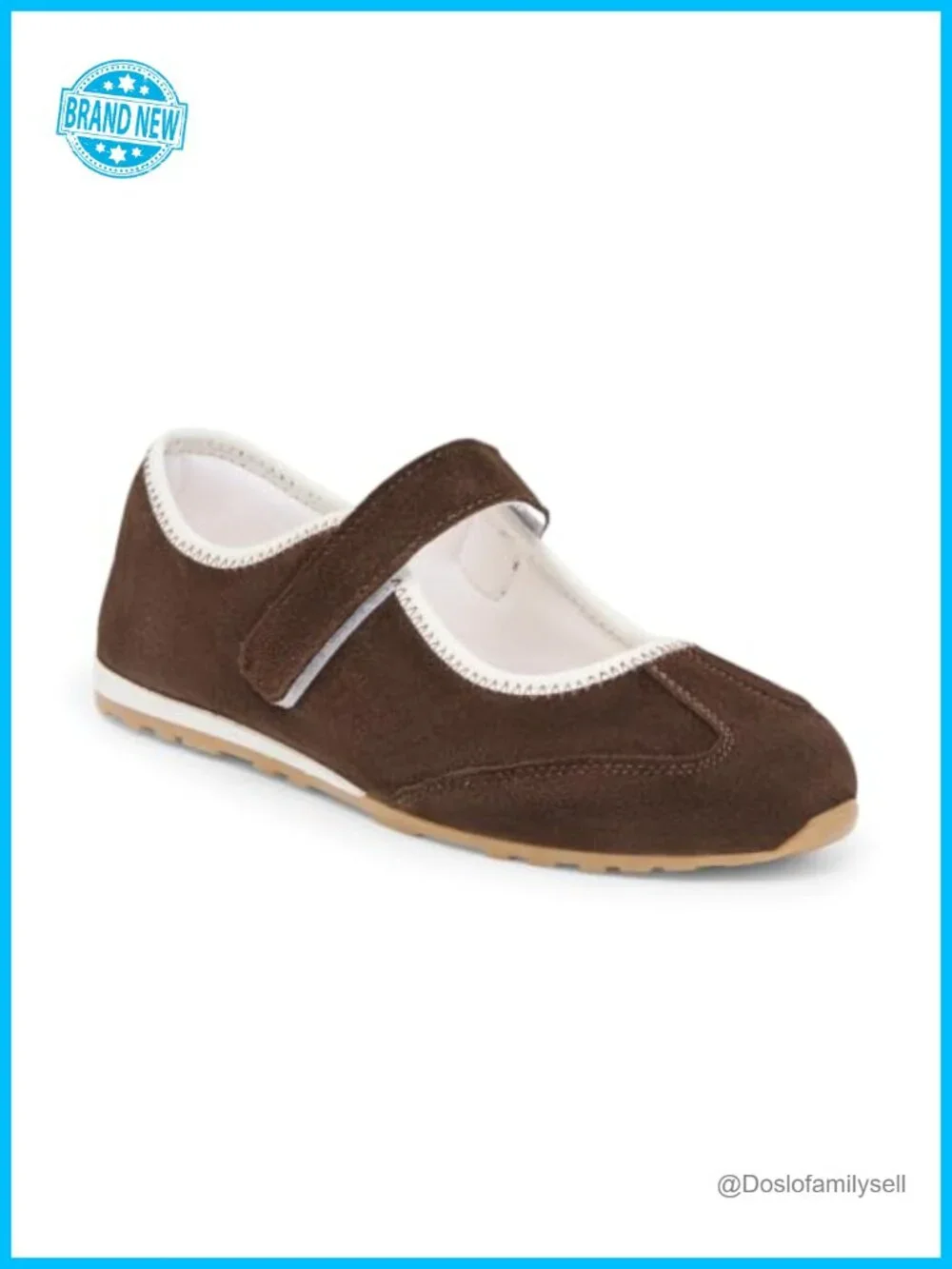 Mary Jane Ballet Flats Slip On Walking Sneakers Faux Suede